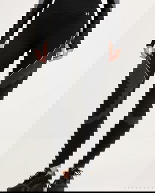 Under Armour leggins de antrenament Vanish Seamless culoarea negru, cu imprimeu, 6000646