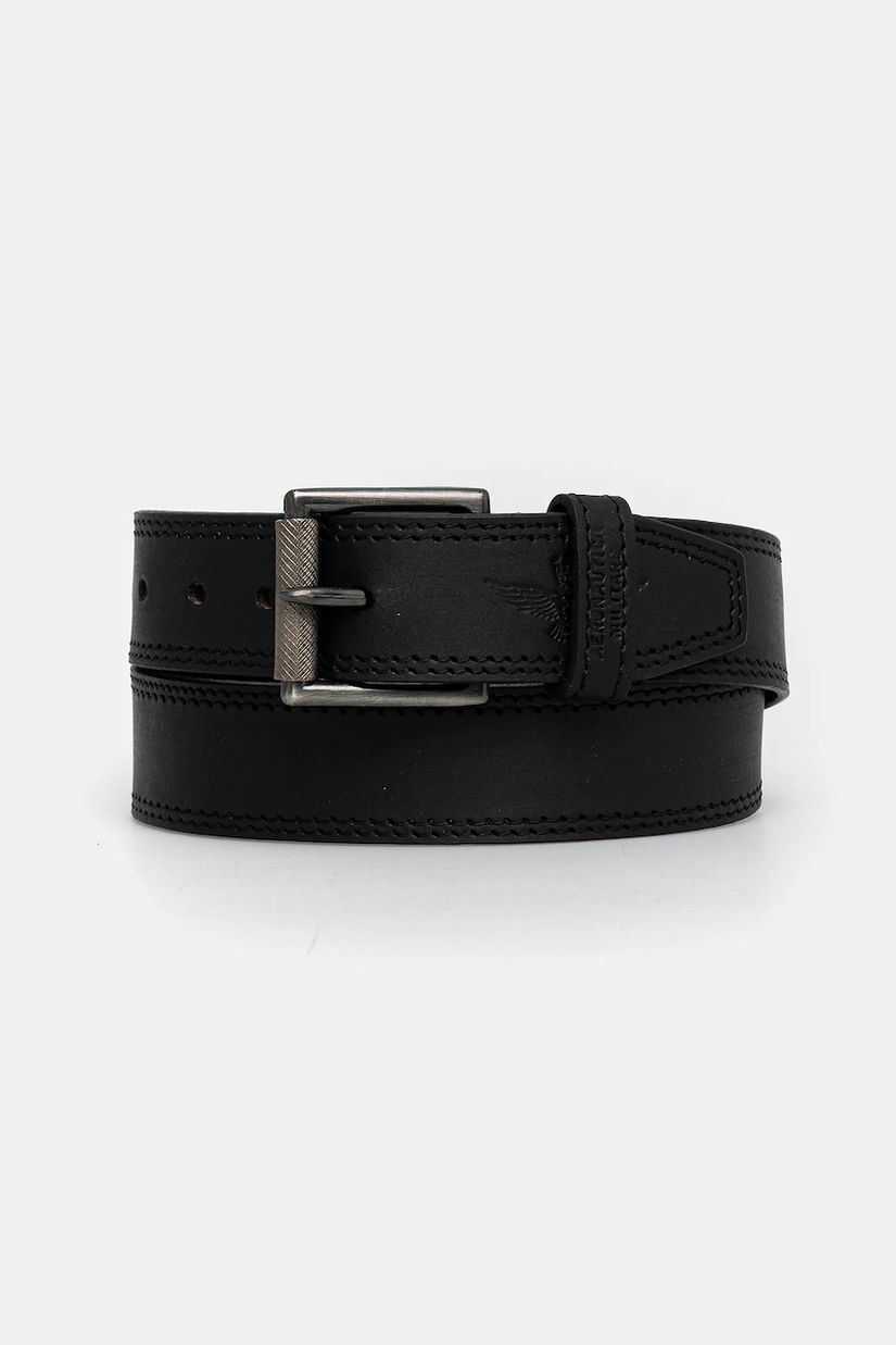 Aeronautica Militare curea de piele culoarea negru, CP0237UPL00181