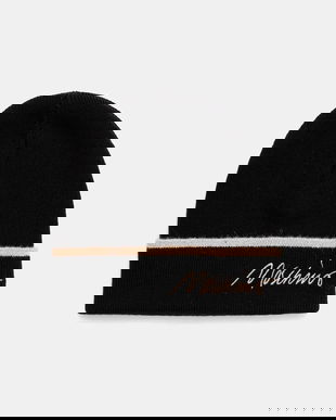 Moschino căciulă de lână culoarea negru, M3352 65461