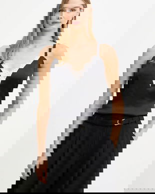 Morgan top culoarea negru, uni, OLAF