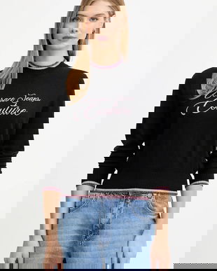 Versace Jeans Couture pulover de lână culoarea negru, light, 79HAFM20 CMH62