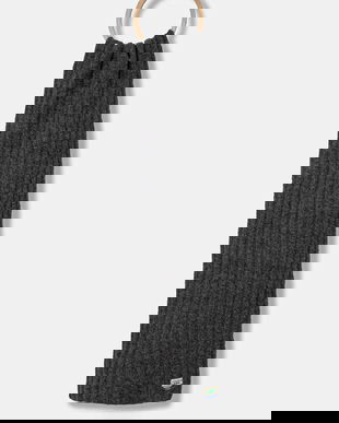 American Vintage eșarfă de lână culoarea gri, uni, VITO20B