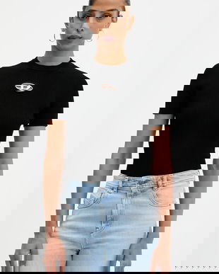 Diesel pulover M-VALARI-SS culoarea negru, light, A19674.0DLAX