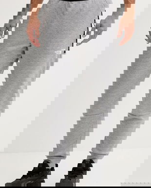 The North Face pantaloni de antrenament culoarea gri, melanj, NF0A893SEB91