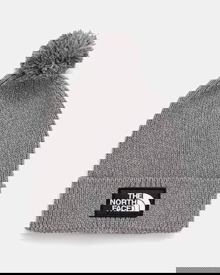 The North Face căciulă TNF Logo Box culoarea gri, NF0A8CHFDYY1