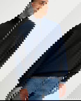 Tommy Jeans hanorac de bumbac culoarea bleumarin, uni, DM0DM21880