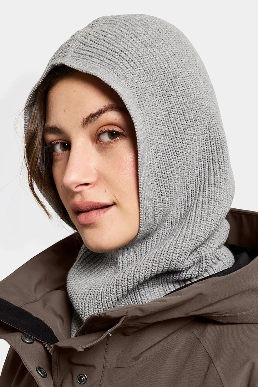 Didriksons cagulă din bumbac GALIA culoarea gri, 505934