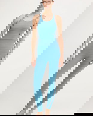 On costum de yoga Studio cu decolteu rotund, 1WF30793841