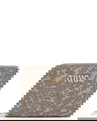 Tous portofel KAOS MINI LINES culoarea gri, 2002184144