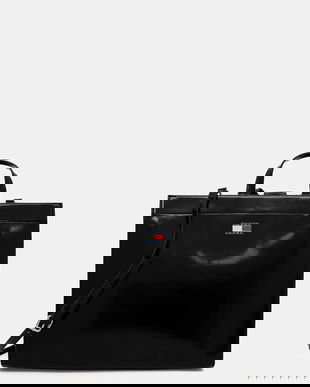 Tommy Jeans poșetă culoarea negru, AW0AW17869