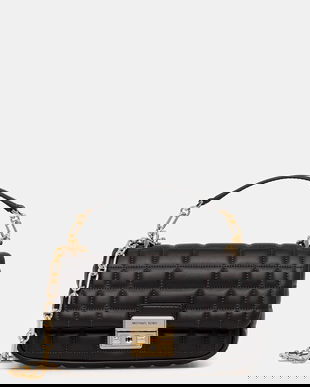 MICHAEL Michael Kors poșetă de piele culoarea maro, 30R4G2RL5L