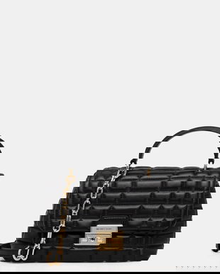 MICHAEL Michael Kors geantă de piele culoarea negru, 30F5G2RS2L