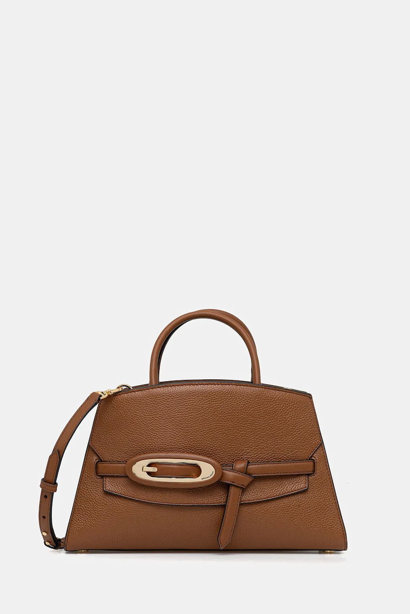 MICHAEL Michael Kors geantă de piele culoarea maro, 30F5GQ8S6L