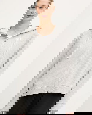 Under Armour bluză UA Rival culoarea gri, cu glugă, cu imprimeu, 6005509