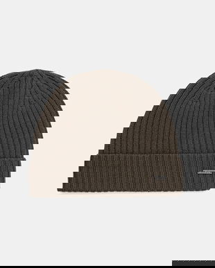 Joop! căciulă de lână culoarea negru, de lână, din țesătură unia, 30033196