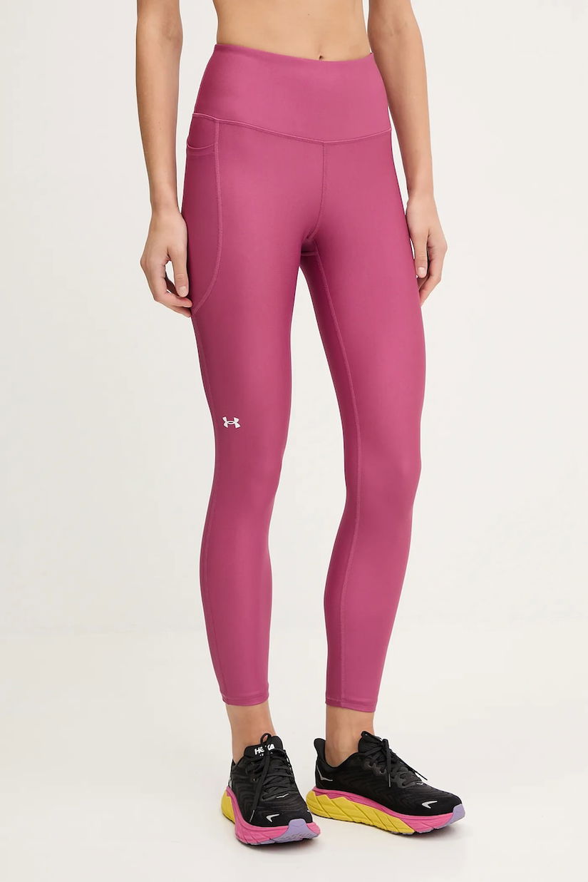 Under Armour leggins de antrenament HG Armour HiRise culoarea negru, uni, 1365335