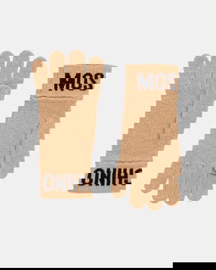 Moschino mănuși de lână culoarea maro, M2357 65232