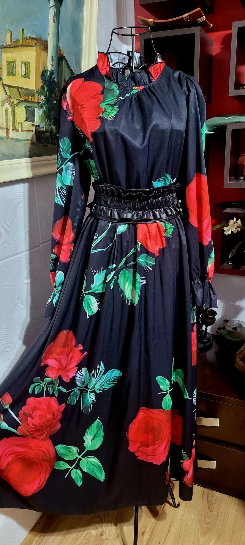 Rochie fluida  mărime m--L xl