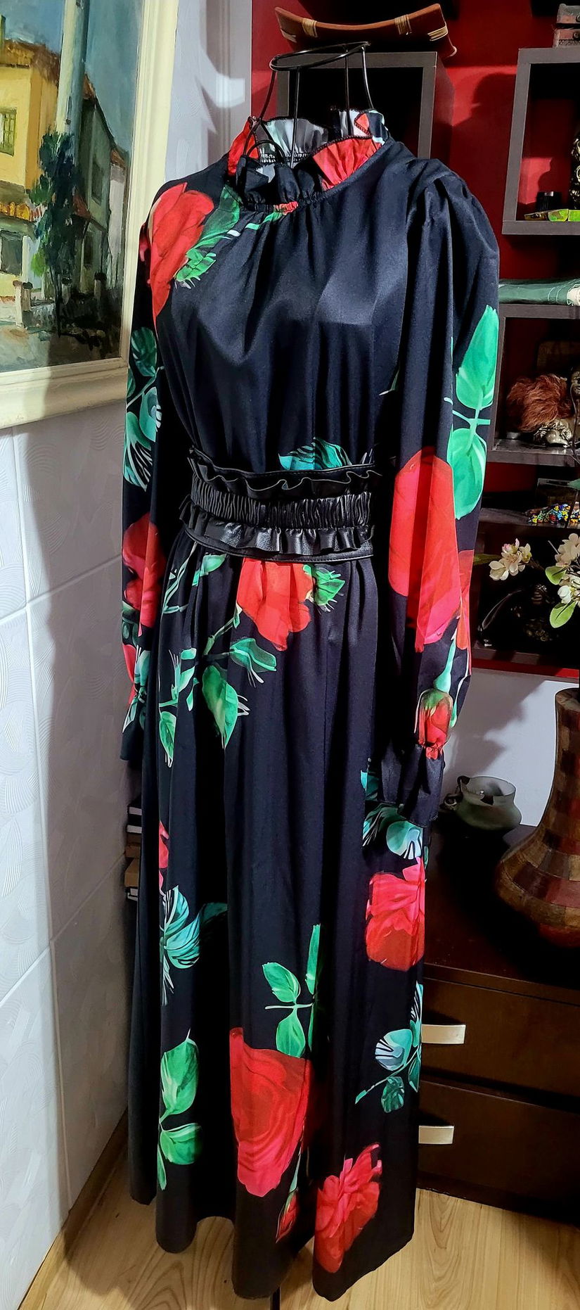 Rochie fluida  mărime m--L xl