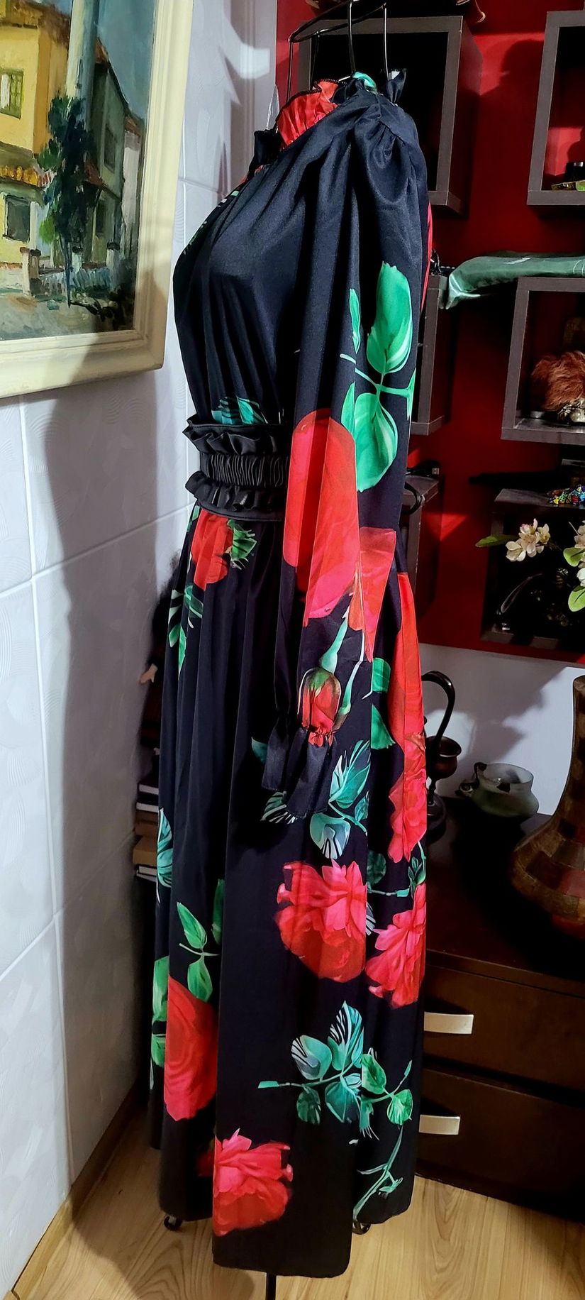 Rochie fluida  mărime m--L xl