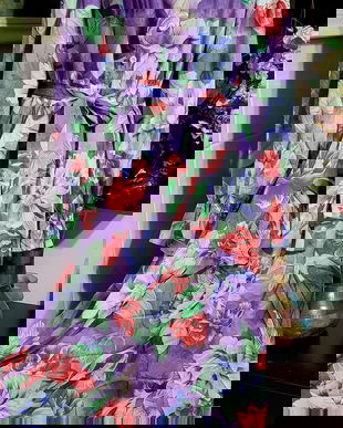 Rochie  model floral  Mărime 44-46