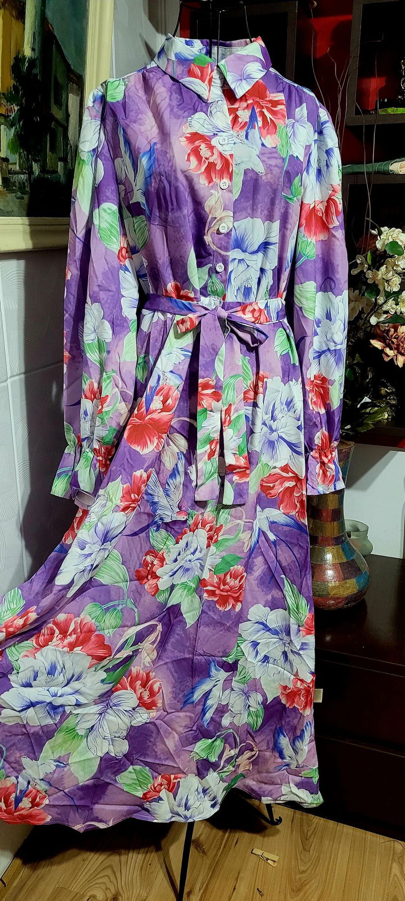 Rochie  model floral  Mărime 44-46