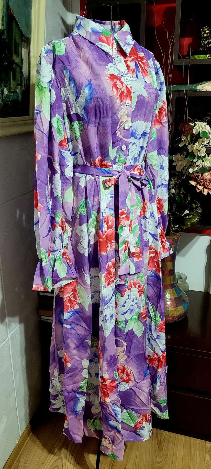 Rochie  model floral  Mărime 44-46