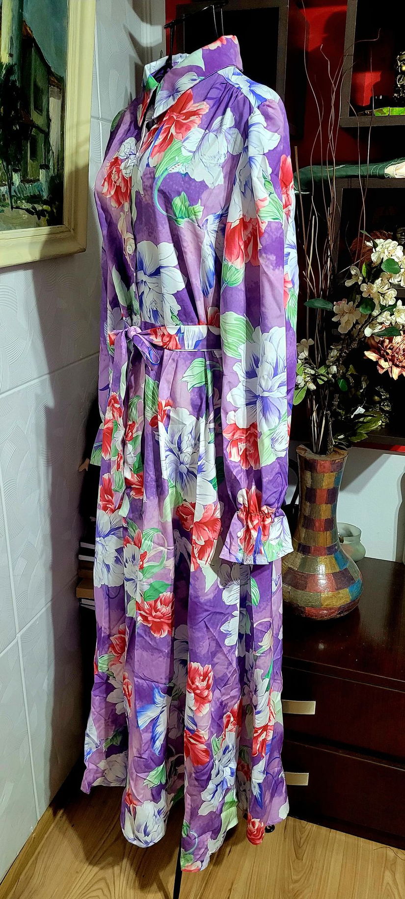 Rochie  model floral  Mărime 44-46
