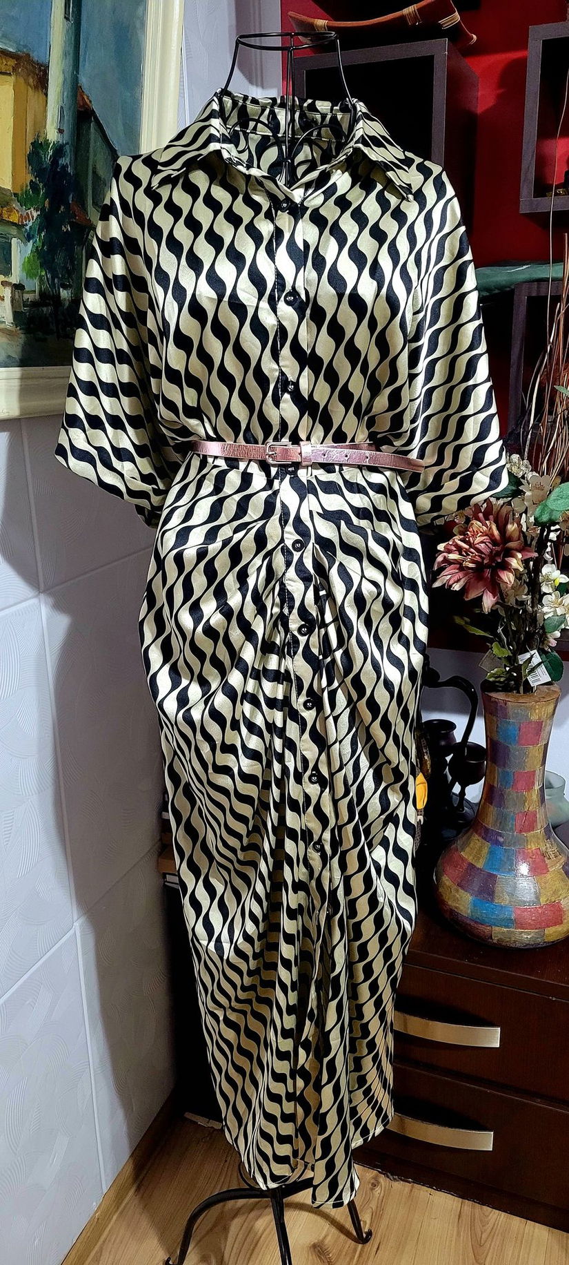 Rochie satinata mărime s