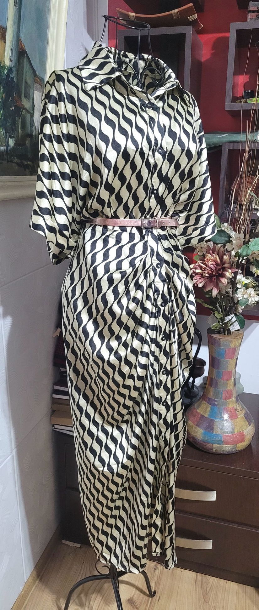 Rochie satinata mărime s
