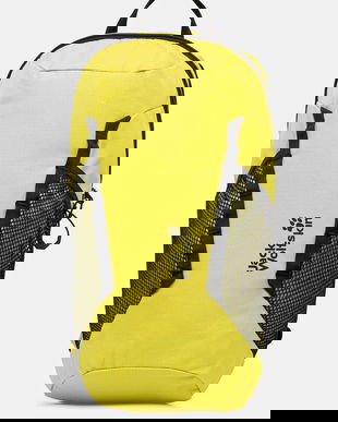 Jack Wolfskin rucsac VELOCITY LITE culoarea galben, mic, cu imprimeu, A65419