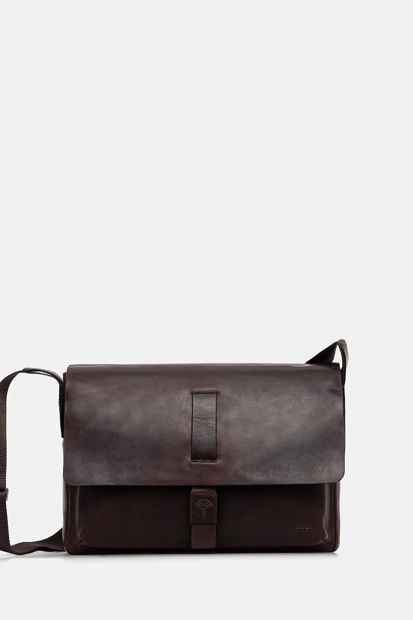 Joop! geantă de piele culoarea maro, 4140003464