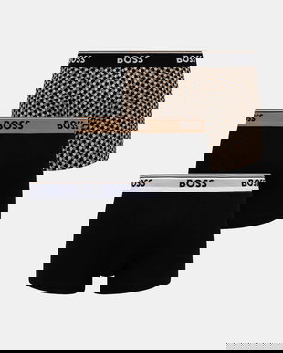 BOSS boxeri 3-pack culoarea negru, 50531701