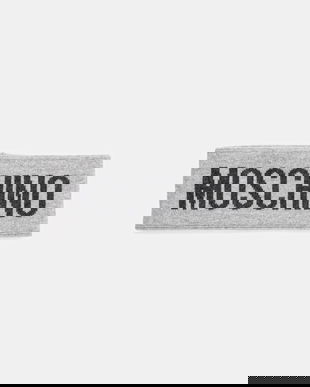 Moschino bentiță din lână culoarea negru, M2355 65235