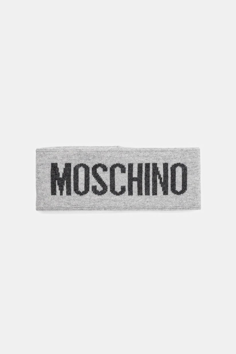Moschino bentiță din lână culoarea negru, M2355 65235