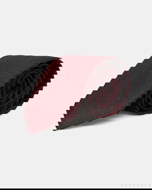 BOSS cravată de mătase culoarea bordo, 50550504