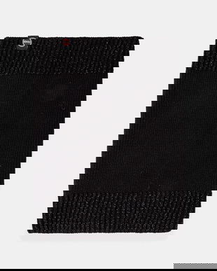 Colmar fular impletit culoarea negru, neted