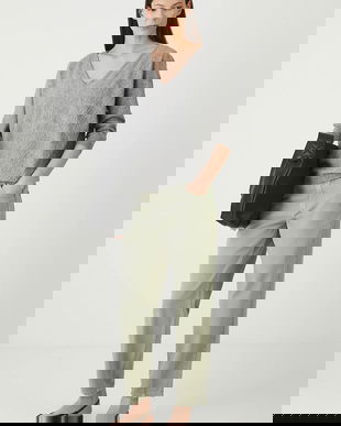 Medicine blugi din bumbac culoarea verde