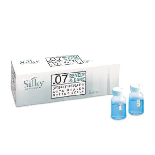 Tratament pentru Par si Scalp Gras - Silky Remedy &amp; Care Sebo Therapy Greasy Scalp, 10 fiole x 10 ml
