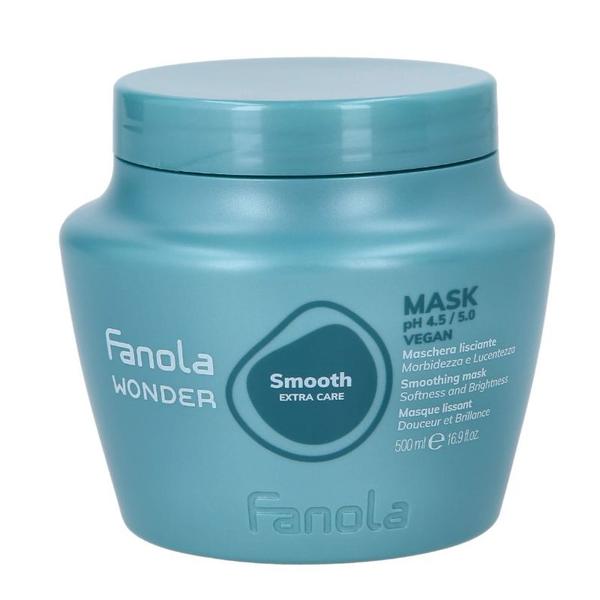 Masca de Par pentru Netezire si Disciplina - Fanola Wonder Smooth Extra Care Hair Mask, 500 ml