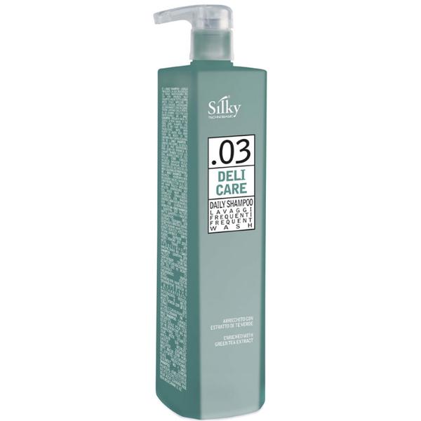 Sampon Natural pentru Utilizare Zilnica - Silky Deli Care Daily Shampoo Frequent Wash, 1000 ml