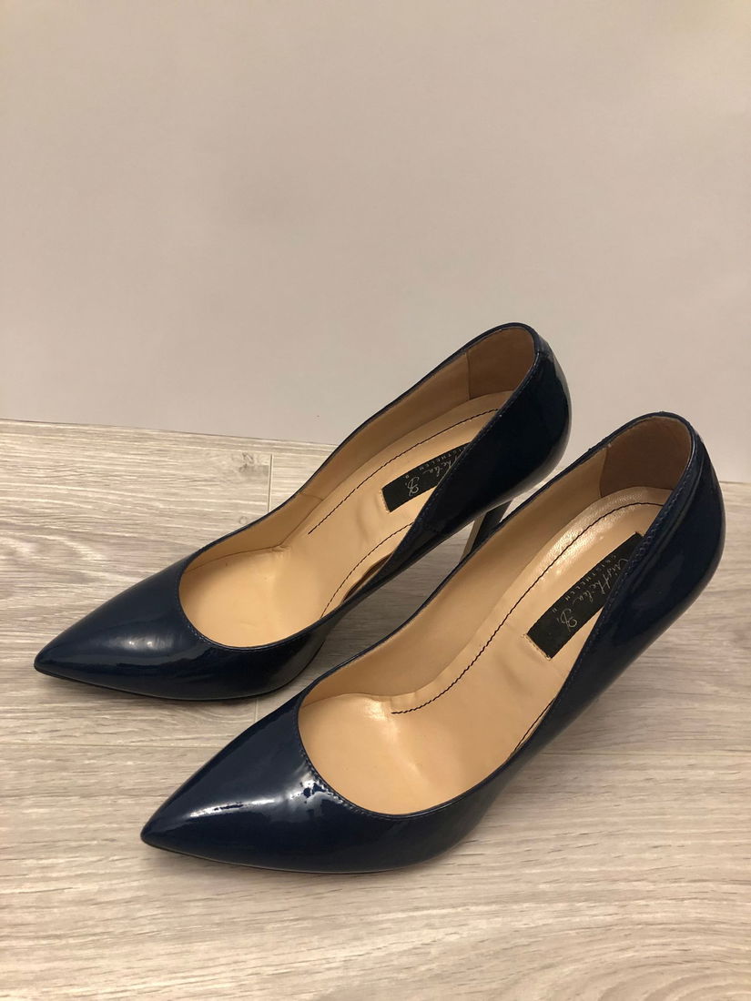 Pantofi stiletto, MUSETTE, culoare bleumarin, marime 38