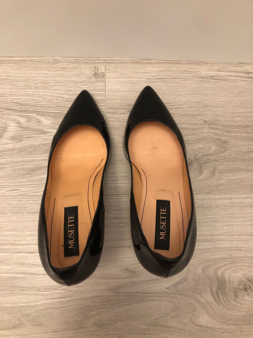 Pantofi stiletto, MUSETTE, culoare negru, marime 38