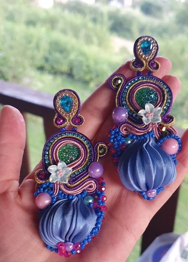 Cercei soutache