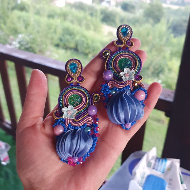 Cercei soutache