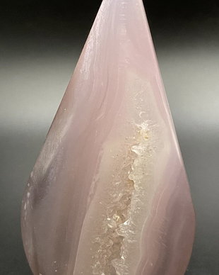 Agat Roz - Sculptura piatra semipretioasa