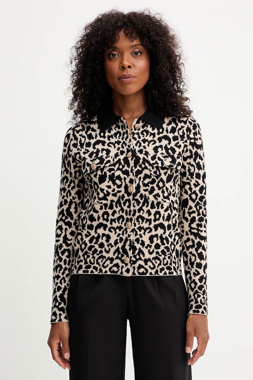 Morgan cardigan culoarea bej, MBOLEO