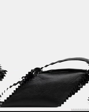 Kenzo poșetă de piele culoarea negru, FE62SA818L01