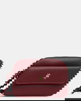 U.S. Polo Assn. poșetă Jones culoarea bordo, BEUJE8656WVP