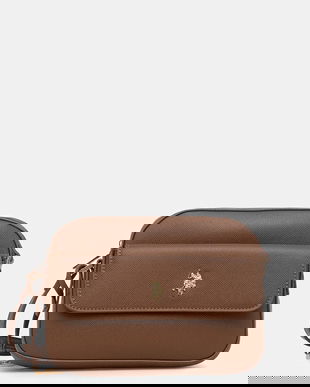 U.S. Polo Assn. poșetă Jones culoarea maro, BEUJE8656WVP